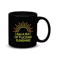 Ray of Fucking Sunshine Black Light Coffee Mug - 20 oz.