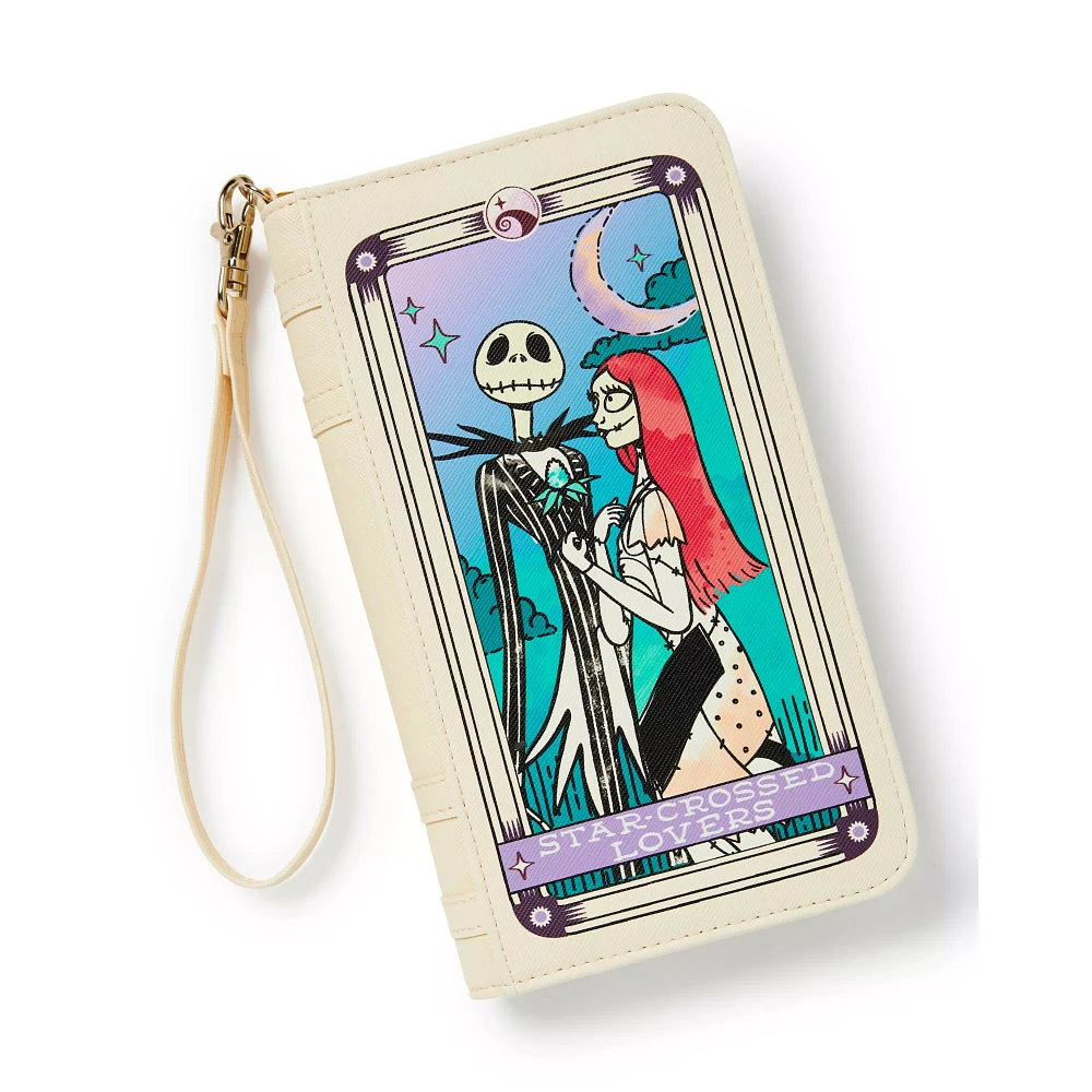 Ivory Jack Skellington and Sally Zip Wallet - The Nightmare Before Christmas