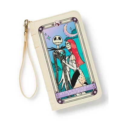 Ivory Jack Skellington and Sally Zip Wallet - The Nightmare Before Christmas