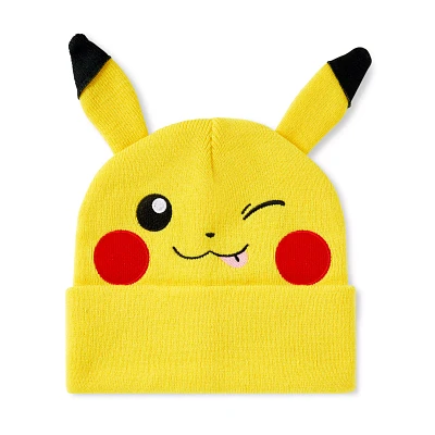 3D Pikachu Cuff Beanie Hat - Pokémon
