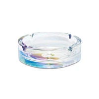 Yin Yang Weed Leaf Stash Jar and Ashtray Set