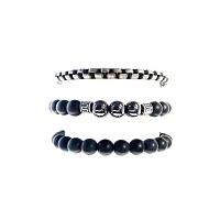 Multi-Pack Beaded and Chain Bracelets - 3 Pack
