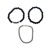 Multi-Pack Beaded and Chain Bracelets - 3 Pack