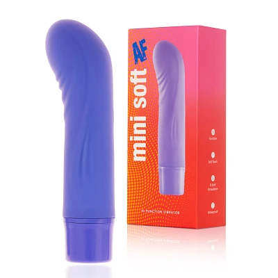 Mini Soft AF Purple 10-Function Waterproof G-Spot Vibrator -  5.5 Inch