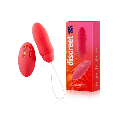 Discreet AF 10-Function Rechargeable Bullet Vibrator - 3.3 Inch
