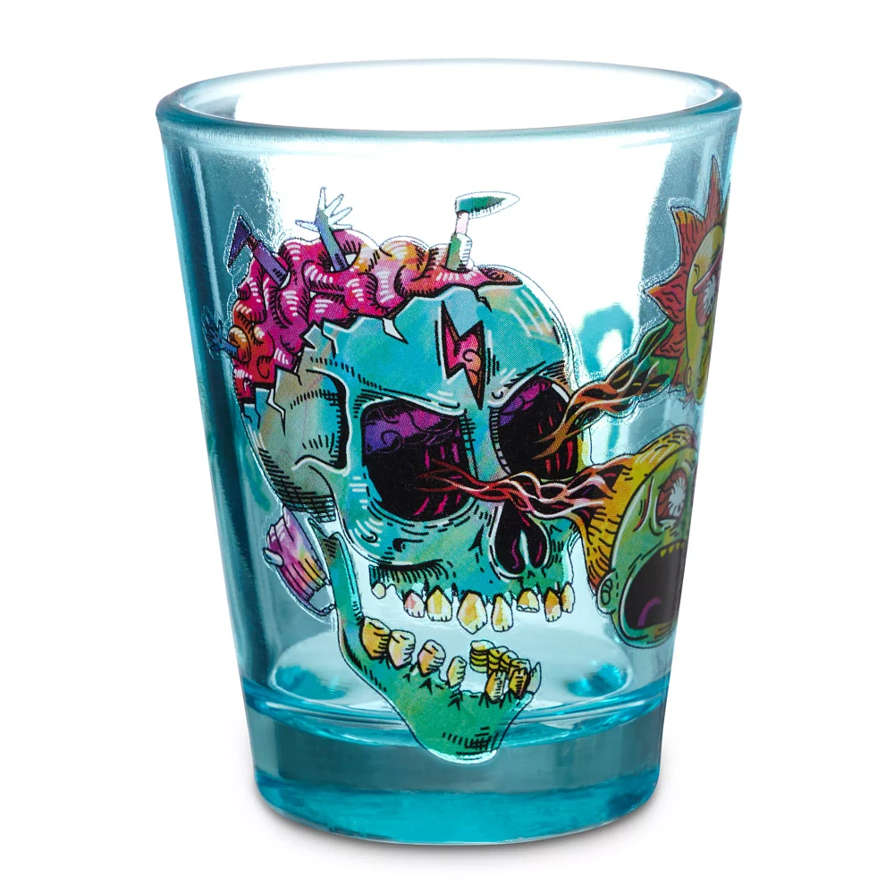 Skull Rick and Morty Shot Glass - 1.5 oz.