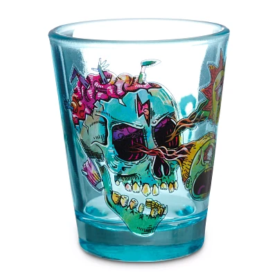 Skull Rick and Morty Shot Glass - 1.5 oz.