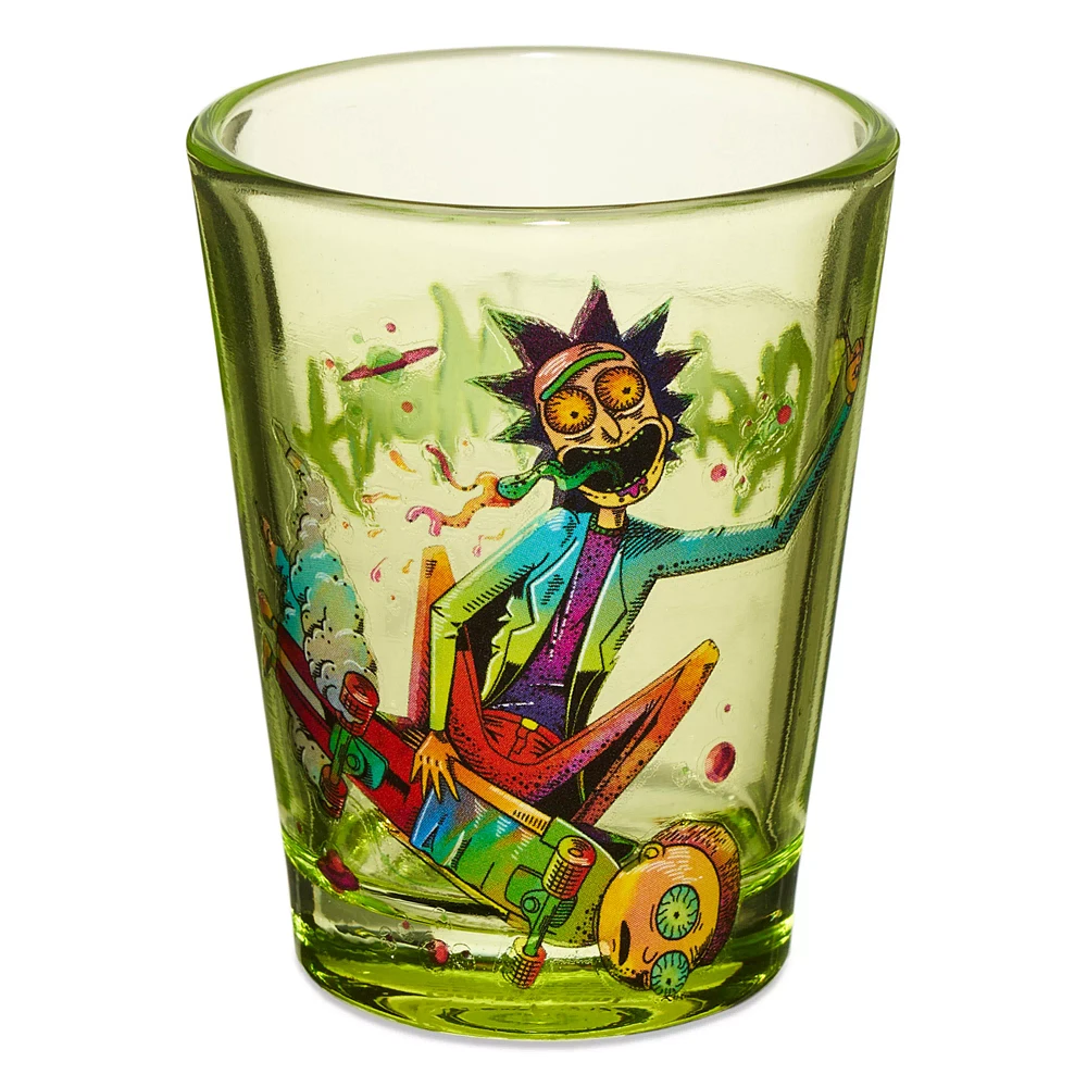 Skateboard Rick and Morty Shot Glass - 1.5 oz.