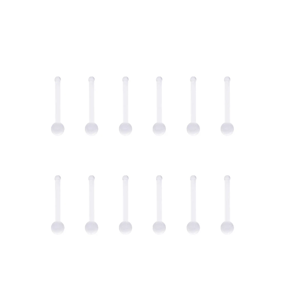 Multi-Pack Bone Nose Ring Retainers 12 Pack - 18 Gauge