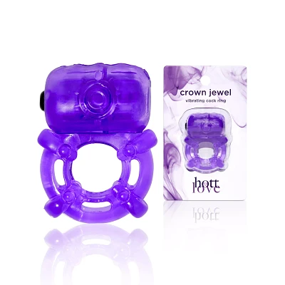 Crown Jewel Vibrating Cock Ring - Hott Love