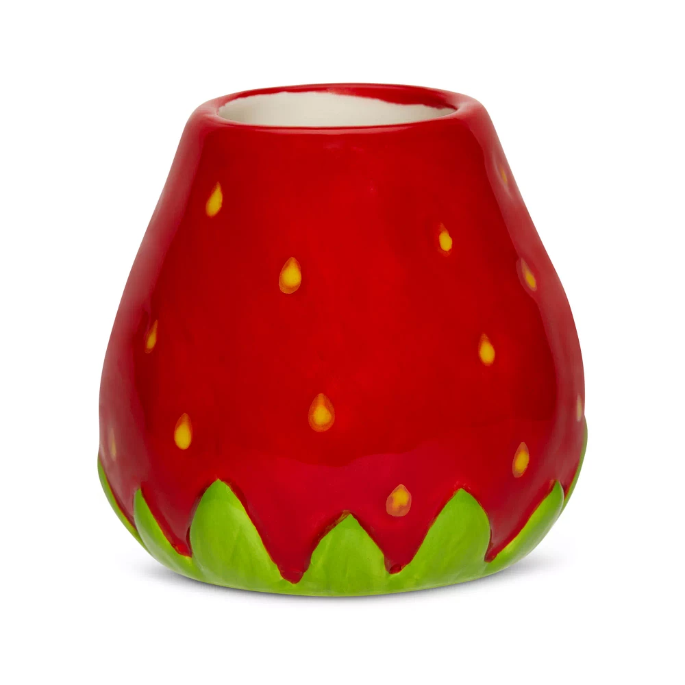 Molded Strawberry Shot Glass - 1.5 oz.