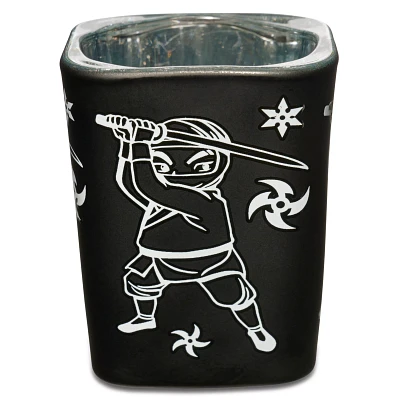 Square Black Ninja Shot Glass - 2 oz.