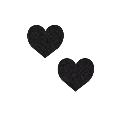 Black Lace Heart Nipple Pasties