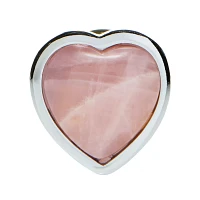 Crystal Passion Rose Quartz Butt Plug 3 Inch - Hott Love