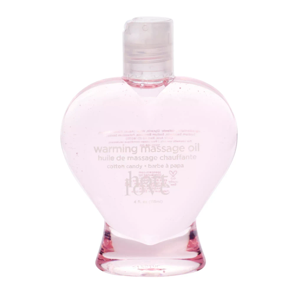 Cotton Candy Warming Massage Oil 4 oz. - Hott Love