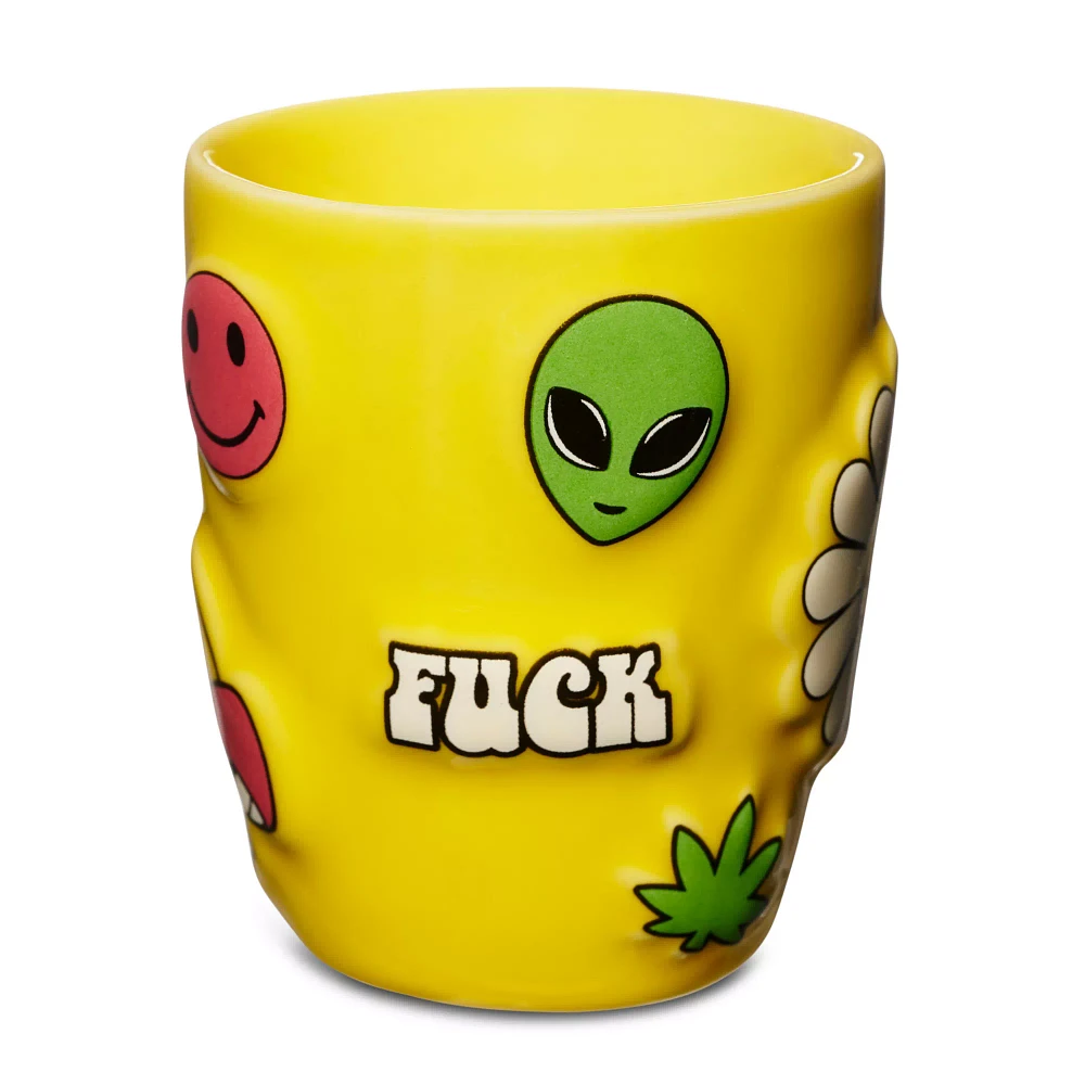 Smiley Face Icons Shot Glass - 2 oz.