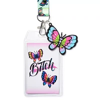 Butterfly Bitch Lanyard