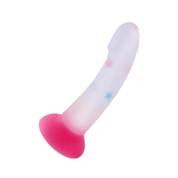 Glow in the Dark Star Struck Suction Cup Confetti Dildo 7.5 Inch - Hott Love Extreme