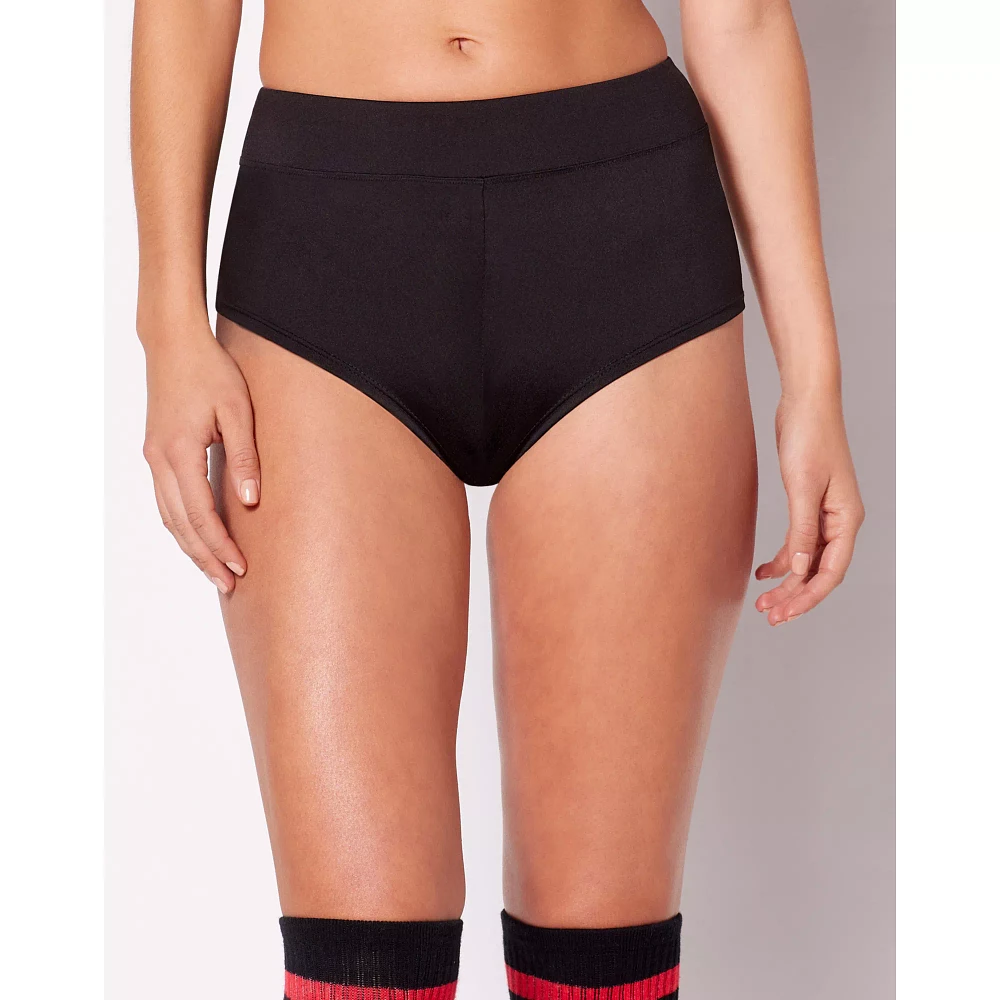 Solid Black Booty Shorts