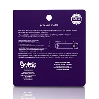 Blue Precious Metal 10-Function Waterproof Bullet Vibrator - 3.5 Inch