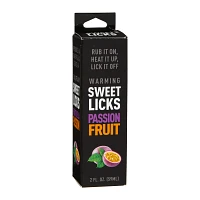 Warming Passion Fruit Flavored Glide 2 oz. - Sweet Licks