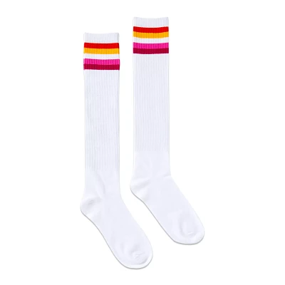 Lesbian Flag Knee High Socks