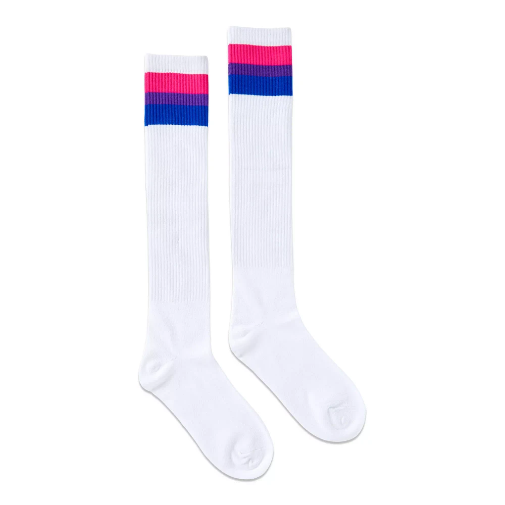 Bisexual Flag Knee High Socks