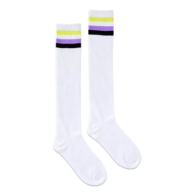 Nonbinary Flag Knee High Socks