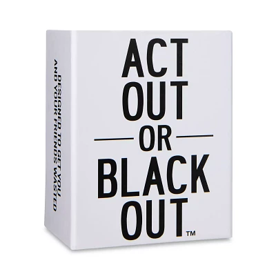 Act Out or Black Out Card Game