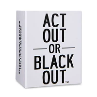 Act Out or Black Out Card Game