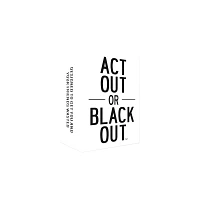 Act Out or Black Out Card Game