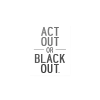 Act Out or Black Out Card Game