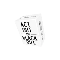 Act Out or Black Out Card Game