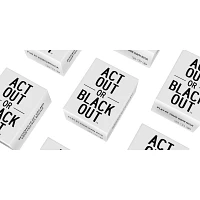 Act Out or Black Out Card Game