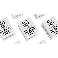 Act Out or Black Out Card Game