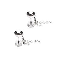 Crescent Moon Dangle Fake Plugs - 18 Gauge