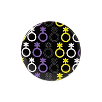 Nonbinary Pride Buttons - 4 Pack