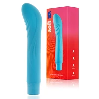 Soft AF Blue 10-Function Waterproof G-Spot Vibrator - 7.7 Inch