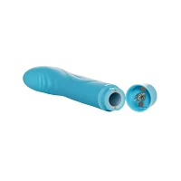 Soft AF Blue 10-Function Waterproof G-Spot Vibrator - 7.7 Inch