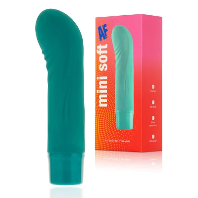 Mini Soft AF Teal 10-Function G-Spot Vibrator - 5.5 Inch