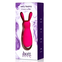 Very Bunny 10-Function Rechargeable Vibrator 4 Inch - Hott Love