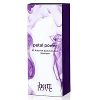 Petal Power 10-Function Rechargeable Double Ended Massager 5 Inch - Hott Love