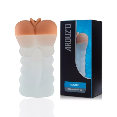 Real Feel Frosted Stroker Tan - Arouz'd