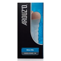 Real Feel Frosted Stroker Tan - Arouz'd