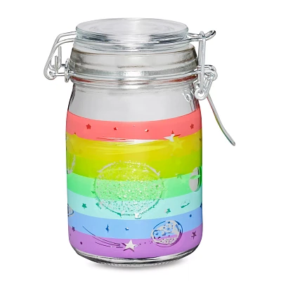 Rainbow Frosted Stash Jar - 8 oz.