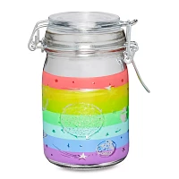 Rainbow Frosted Stash Jar - 8 oz.