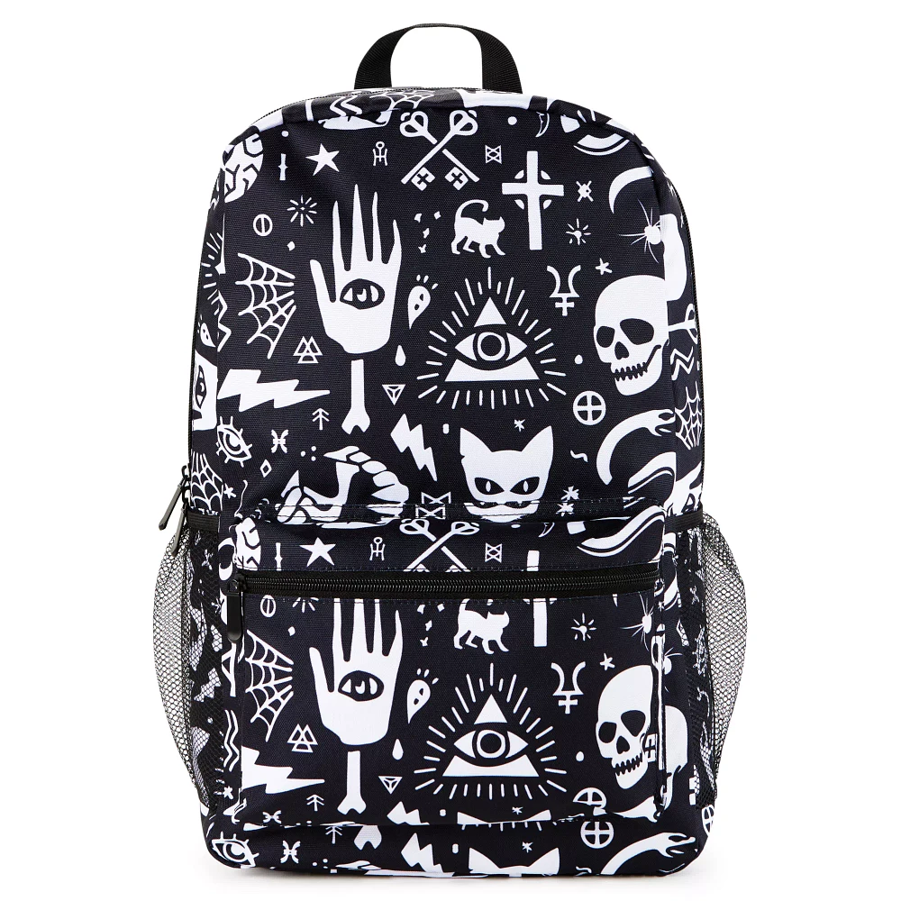 Mystical Icons Print Backpack
