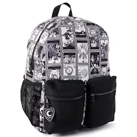 Black and White Tarot Card Print Backpack