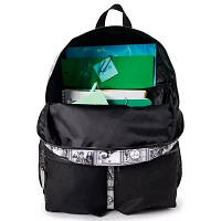 Black and White Tarot Card Print Backpack