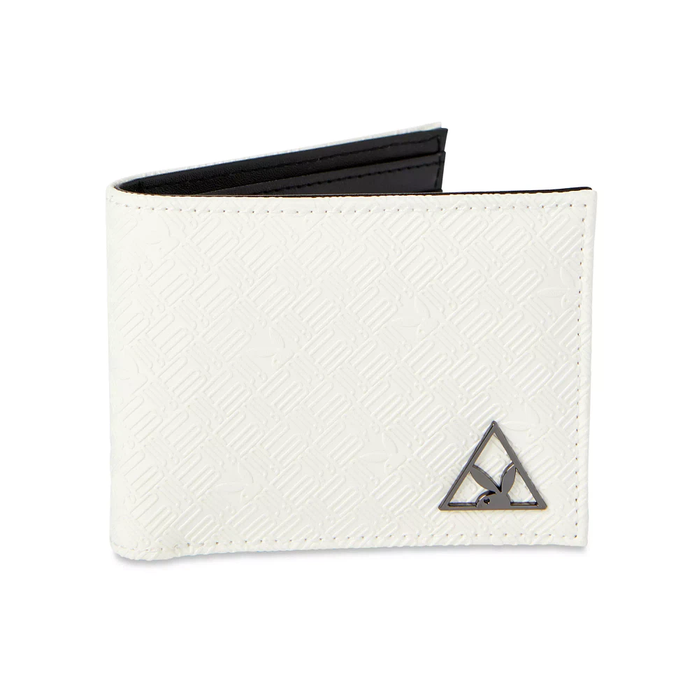 White Playboy Bunny Bifold Wallet